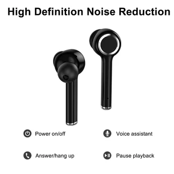 A CONDUS fără Fir Bluetooth Căști Căști In-ear Căști TWS Control Tactil Sport Cască funcția de Anulare a Zgomotului Căști cu microfon