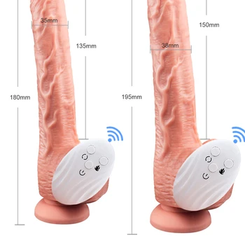 Dildo Vibrator Pentru Jucarie Sexuala Femei Masturabtor Control de la Distanță Telescopic Încălzire Vibrator Vibrator vibrator pentru femei