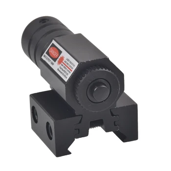 635-655nm red dot riflescope de Montare pentru vânătoare 22mm Picatinny feroviar Reglabil Tactice Fascicul Laser Roșu Dot Sight 50~100 M domeniul de Aplicare