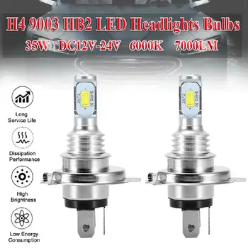 Auto Lampă de Lumina LED-uri Auto H4 6000k 9003 HB2 SUPER ALB CSP Faruri cu LED-uri Becuri Kit High Low Beam Canbus Tuning Auto Universal