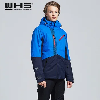 WHS Bărbați în aer liber, Schi, Jachete de Vânt Cald Strat de Zăpadă Bărbat Sacou Jacheta Impermeabil de Iarna Noi