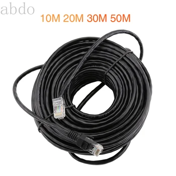 Techage 10M 20M 30M 50M pentru opțional cat5 Ethernet Impermeabil în aer liber de Retea Cablu de Rețea CCTV Cablu Lan Pentru Sistemul de Camere IP