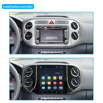 Bosion Android 10 Tesla ecran DVD Auto Multimedia GPS Pentru Volkswagen VW Tiguan 2010 Audio Radio Auto Stereo Navigator BT