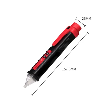 HT100E Voltmetru Digital Inteligent Pen Alarmă Detector de Tensiune Metru AC Voltmetru Tester Auto Turometru Tensiune fără Contact