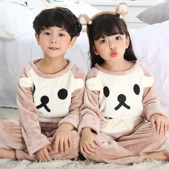 De iarnă cu Mâneci Lungi de Pijama Infantil Flanel pentru Copii Seturi de Pijamale Baieti Pijamale Pijamale Copii Haine de Copii Haine de Fata