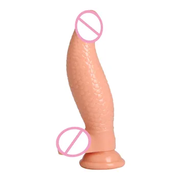 Noua Scară De Pește Animal Penis Artificial Sex Feminin Masturbari Penis Artificial Ventuza Penis Artificial Sex Realist Produse De Vibratoare Pentru Femei