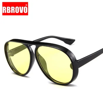 RBROVO 2021 Epocă ochelari de Soare Barbati Bomboane de Culoare Mare Cadru Gros BorderSun Ochelari Pentru Femei PC-ul Clasic de Călătorie în aer liber UV400