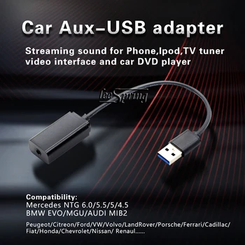 Masina USB AUDIO CASETA AUX de 3,5 mm Adaptor PENTRU Mercedes Benz NTG5.0/5.1
