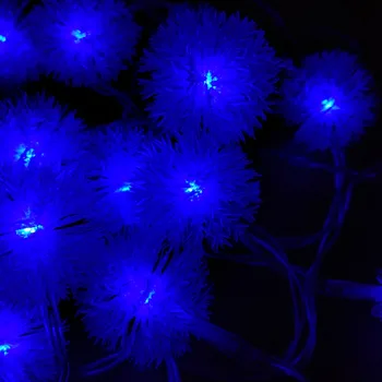 YIYANG minge de Zăpadă 2M 20balls LED Șir de Lumini de Crăciun Ghirlanda Petrecere de Nunta de Decorare Flasher Lumini de Basm Baterie AA