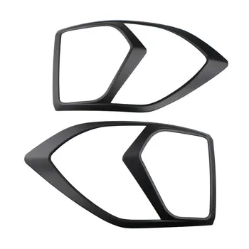 Negru, ABS Cromat Spate Lumina de Lampă Capac Tăiați Coada de Lumină Autocolant Cadru Exterior pentru Ford Ecosport 2018 2019 2020 Accesorii