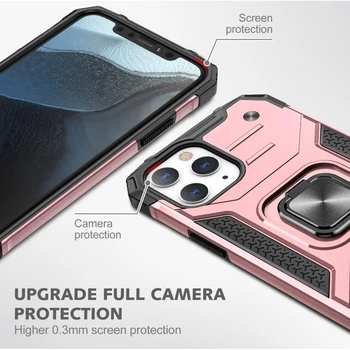 10BUC multe en-Gros Inel Titular Caz Armor Pentru iPhone 12 11 Pro XR X XS Max SE 2020 6 7 8 Plus de Lux Protector să Acopere Cazurile Noi