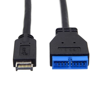 USB 3.1 Tip-C Mini 20 Pini pe Panoul Frontal Header USB 3.0 Standard 19/20Pin Antet Cablu de Extensie 20Cm Pentru Asus-Motherbo