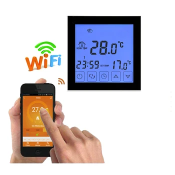 WiFi Touch Screen Camera Termostat pentru Încălzire prin Pardoseală Electrice de Încălzire cu Infraroșu Radiator de Control al Temperaturii prin Telefon