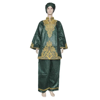 MD halat africaine tradițională broderie bazin riche femei plus dimensiune îmbrăcăminte de top gâfâi costum cu maneci lungi din africa dashiki tricou