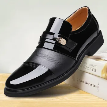 2019 Noi din Piele Barbati Pantofi Rochie Handmade Birou de Afaceri de Nunta Albastru Negru Dantelă de Lux Oficiale Oxfords Barbati Pantofi italiană