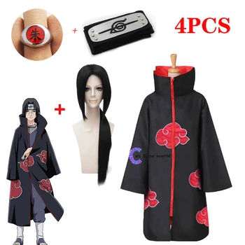 2021 Noua Moda Naruto Anime Cosplay Costum Pelerina Akatsuki Naruto Deidara Costum Cape Anime Cosplay Costum S-XXL