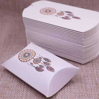 50pcs 2019New Prinde Vis Cutie de Cadou Popular Design Cutie Cadou Bijuterii de Ambalare Design plin de culoare Caseta de Hârtie Perna Cutie de Carton