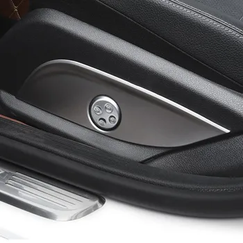Chrome ABS Ajustarea Scaunului pe Panoul de Decor Acopere Garnitura Pentru Mercedes-Benz C-Class W205 W213 GLC X253-2018 Styling Auto