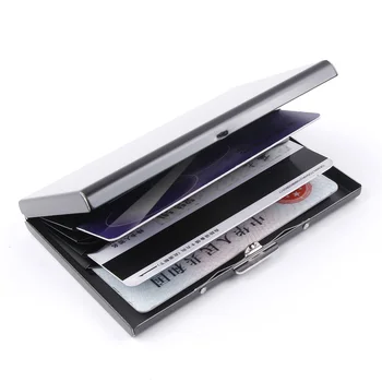 ISKYBOB Metal Nou, datele de IDENTIFICARE a Titularului Cardului de Credit Mini Valiza Deținător al Cardului Bancar Cutie Caz