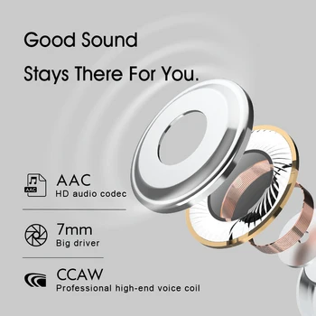 QCY HT01 Wireless Bluetooth 5.0 Căști ANC de Reducere a Zgomotului Căști Cu APLICAȚIA de Personalizare
