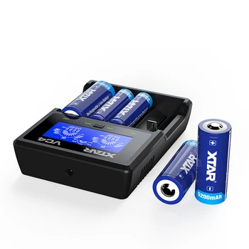 XTAR VC4 Incarcator USB Display LED de Încărcare Pentru Bateria Li-Ion Reîncărcabilă 18650 10400-32650 Aa Aaa Încărcător Cu Adaptor
