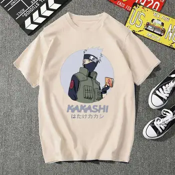 Kakashi Hatake-Naruto Shippuden T-Shirt2 Tricou Barbati Kawaii Topuri Desene Animate Karate Grafic Tricouri Tricou Unisex Harajuku Cămașă De Sex Masculin
