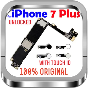 Deblocat din Fabrică Pentru IPhone 7Plus Cu / Fara Touch ID Nu iCloud Placa de baza Originale Pentru IPhone 7 Plus 5.5