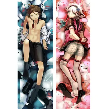 Noua Fata Sexy Băiat Cool Anime Danganronpa Pernă Acoperă Dakimakura Cazul 3D-verso lenjerie de Pat Îmbrățișându Corp față de Pernă 03