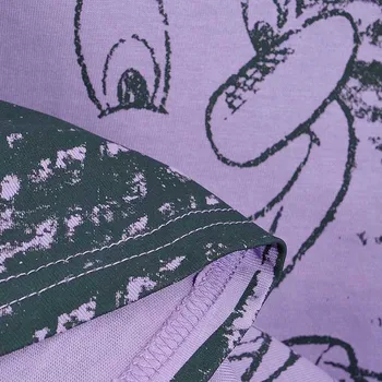 Disney Tricou Harajuku Aventurile lui Pinocchio Tie-dye Desene animate de Imprimare Maneca Scurta Femei Chic T-Shirt Bumbac de sex Feminin Tee Topuri