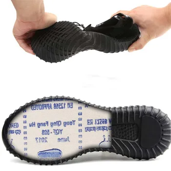 Cântec nou card 2019 respirabil siguranță pantofi barbati Ușor anti-zdrobitor de Oțel Deget de la picior în aer liber, Cizme de lucru Singur mesh sneaker 36-46