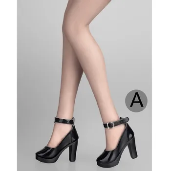 1/6 Scară de sex Feminin Pantofi cu Toc Model Alb/Negru 12 cm Corp Phicen Tbleague Jiaoudoll Acțiune Figura DIY