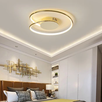 Led-uri moderne Candelabru Chrome/de Aur s-a Terminat pentru Living Dormitor camera de studiu Decor Acasă de Iluminat 90-260V Candelabru Tavan
