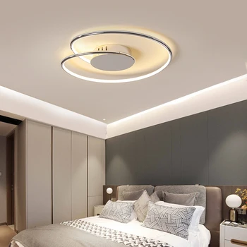 Led-uri moderne Candelabru Chrome/de Aur s-a Terminat pentru Living Dormitor camera de studiu Decor Acasă de Iluminat 90-260V Candelabru Tavan