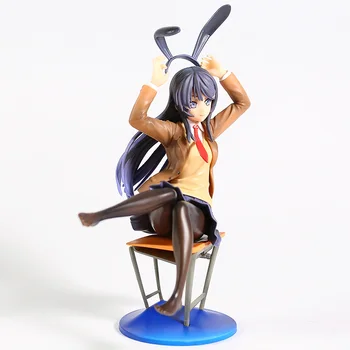 Seishun Buta Yarou Wa Sakurajima Mai PVC Figura Anime Fata Figurina de Colectie Jucarie Papusa