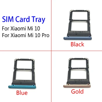 10buc/o mulțime de Micro Cartelei Nano SIM Tray Slot de IDENTITATE a Titularului Adaptor Priza Pentru Xiaomi Mi 10 Mi10 Pro Mi 10T 10t Lite Poco X3