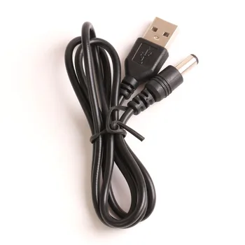 En-gros de 80cm DC5.5 Alimentare USB Cablu de Încărcare 5.5 mm*2.1 mm USB LA DC 5.5*2.1 mm Cablu de Alimentare Jack 100buc/lot