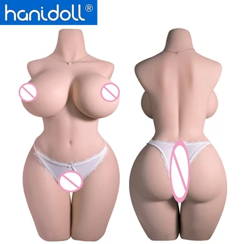 Hanidoll Sex Papusi Papusa Trunchiului Jumătate de Corp TPE Realist Papusa de Sex Vagin, Sani uriasi Cur Gras Adult Toys Papusa de Sex Pentru Bărbați