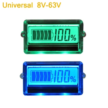 Universal Monitor Baterie 12v 24v 36v 48v plumb acid baterie Litiu lifepo4 baterie li-ion indicator de Capacitate, Digital, LCD Tester metru