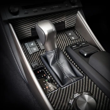 Pentru LEXUS IS250 300H Accesorii din Fibra de Carbon Interne de Control pentru schimbarea vitezelor Panoul de Autocolante Decorative 2013-2018 Styling Auto