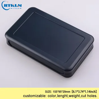 Handheld cutie de plastic proiect diy cutie carcase pentru electronice abs, cutie de joncțiune amplificator cabina de instrument caz 155*95*29mm