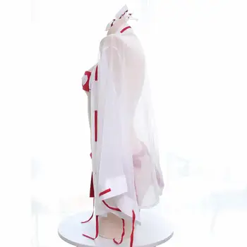 Femei Lenjerie Sexy Set Kimono-Îmbrăcăminte Vrăjitoare Uniformă de Lux Sexy Costume Drăguț Pentru a se Potrivi pentru Fete Japoneze Anime Cosplay Menajera