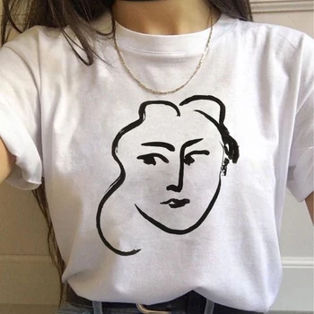 90 Grafic Harajuku Ullzang Tricouri Femei Moda coreeană Stil T-shirt Grunge Desene animate Tricou de Vara Streetwear Sus Teuri de sex Feminin