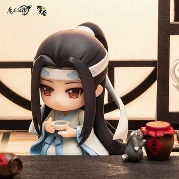 Anime-ul Oficial MDZS Drăguț Orb Cutie de Colectare Papusa Mo Dao Zu Shi Wei Wuxian Lan Wangji Stand de Acțiune Figura Cadou pentru Fani