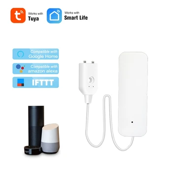 Smartlife APP Wifi Apă Senzor de Scurgere a Apei de Alarma Detector de Control Acasă IP67 Funcționează cu Tuyasmart / Smart Life APP Ușor D