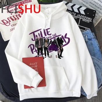 Julie Și Fantomele hoodies femei Coreea harajuku tipărite femme îmbrăcăminte hoody y2k estetice 2020