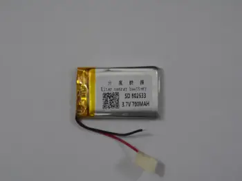 Litiu polimer baterie fabrica de vânzare directă 802633 3.7 V 700mah WAL-MART EN60950 certificare