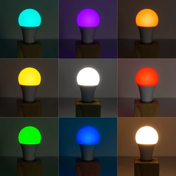 E27 Control Inteligent Estompat LED Lumina RGB 5W 10W 15W 110V 220V Bec LED-uri Colorate Schimbare Lampa Decor Acasă de Iluminat Interior Lampada