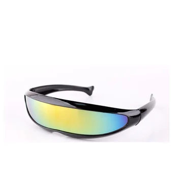 2018 Noua Moda ochelari de Soare Sport în aer liber ochelari de Soare X-Men de Pește în Formă de bărbați ochelari de Soare cu Laser Laser Ochelari de Argint Lentile uv400