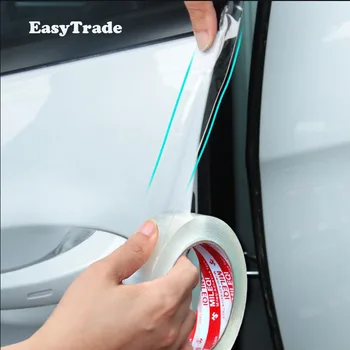 Styling auto Pentru Hyundai KONA 2018 2019 Accesorii de Cauciuc Pragului de Ușă Masina boby Protector Bunuri Autocolant Transparent accesorii Auto