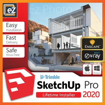 ✰ Schiță Până SketchUp Pro 2020 + Vray 2020 ✰ Windows